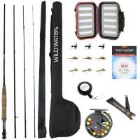 Fly Fishing Rod Reel Combo 5/6 Wt With Accessories Wild, 40% OFF