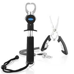 Fish Gripper With Weight Scale Fish Lip Gripper Fishing Penyepit