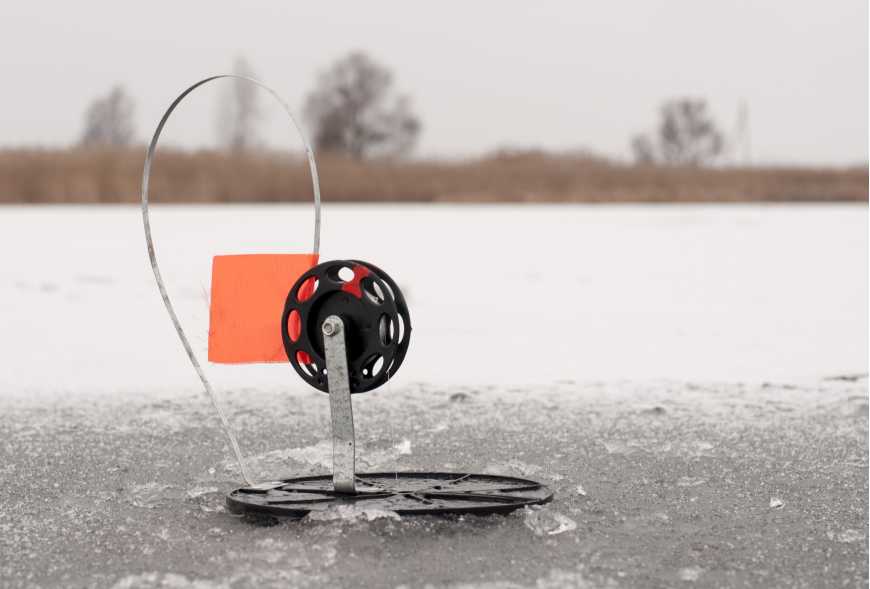 Brocraft Ice Fishing Tip Down/Ice Fishing Rod Holder/Ice - Import It All