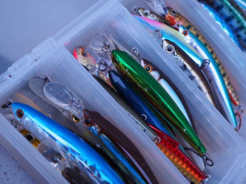 Fishing Tackle Set,PortableFun Fishing Baits Kit Lots with Free